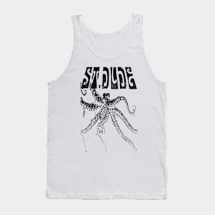 St Dude Octopus (black) Tank Top